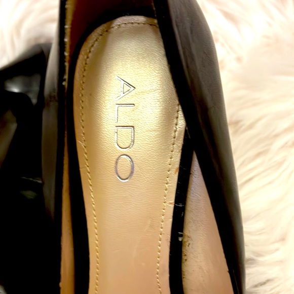 Women’s Black Leather Platform High Heel - Picture 7 of 11